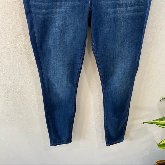 Loft The Legging Jeans Size 6 Dark Wash High Rise Skinny Stretch Denim NWT - Picture 6 of 10
